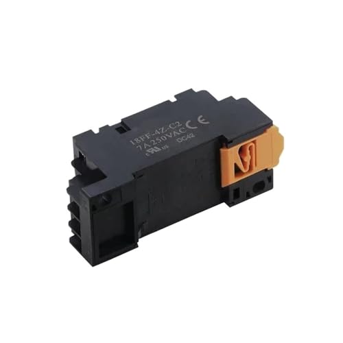 Relais 18FF-4Z-C2 avec son support de fixation pour tableau électrique