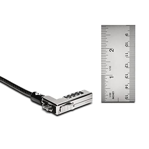 Candado de seguridad para notebook contra robos con cable de acero y codigo de 4 digitos 2