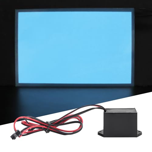 Panel LED flexible electroluminiscente azul ciy de 14.8 x 10.5 cm con 3 modos de luz para tunear