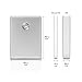 G-Technology 4TB G-DRIVE Mobile USB-C (USB 3.1 Gen 1) Portable External Hard Drive, Silver- 0G10348