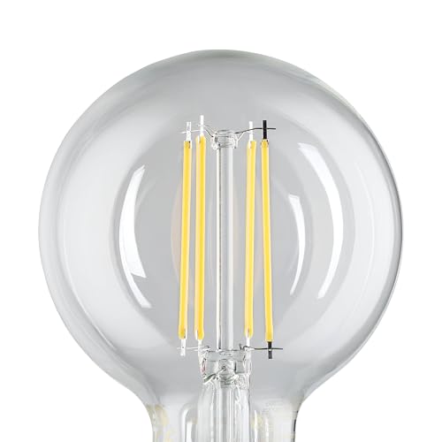 Eglo Connect.z Smart Home E27 LED Filament Light Bulb, G80, ZigBee, app and Voice Control, dimmable, Warm White, 806 Lumen - Image 4