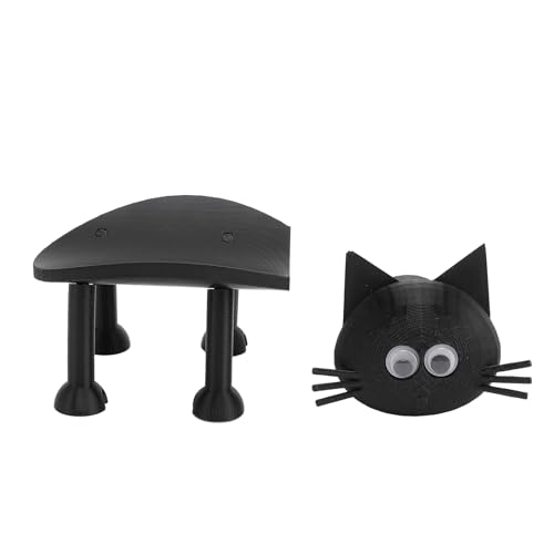 GOTOTOP Cat Toilet Paper Holder Stand, Freestanding Cat Toilet Tissue Organizer, Cute Decor, Space Saving Holder for Modern Traditional Bathrooms - Image 5