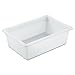 Rubbermaid 3500WHI Food/Tote Box, 12.5gal, 26w x 18d x 9h, White