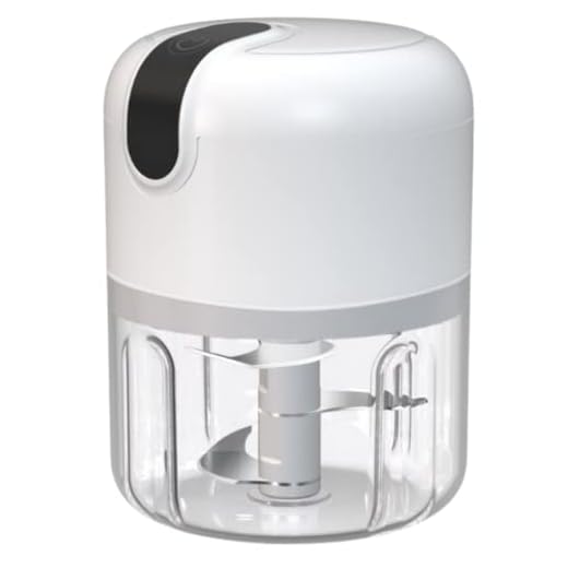 Processador De Alimentos Elétrico Usb 3 Lâminas Inox