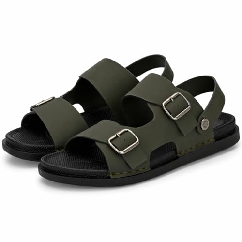 Image of Kastava KS-117 Synthetic Premium Lightweight Everyday Buckle Sandal for Men