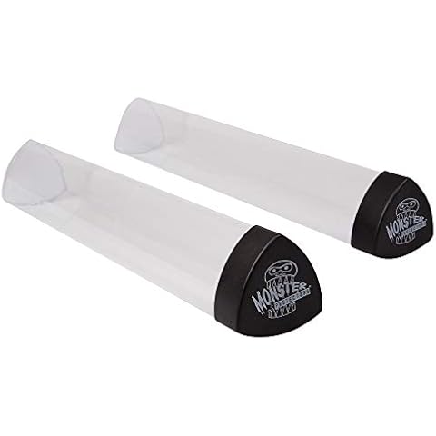 Monster Protectors Playmat Tube Prism-Shaped Play Mat Tube - Won't Roll Off Surface and Easy in and Out Design 2-Pack Cover