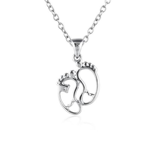 Collier en Or 18K pour Femme d'une Brillante Empreinte de Moissanite Rare