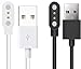 Lamshaw Compatible with LIGE K57 Smartwatch Charger, Magnetic USB Charging Cable Replacement Charger Cable Compatible with KACLUT K57/LIGE K57/EIGIIS K57/ESFOE K57 Smart Watches (Black+White)