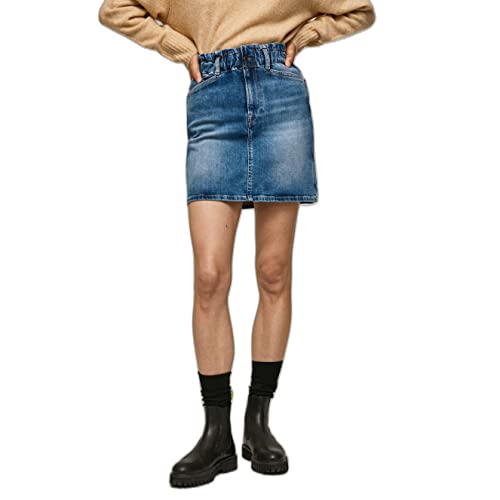 Pepe Jeans Mujer Maisie Faldas, Azul (Denim-HN5), XXS