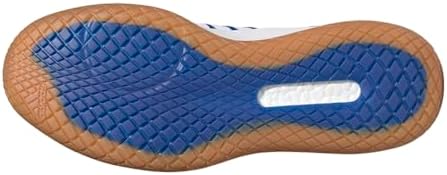adidas Tênis masculino Stabil Next Gen, Branco/preto/azul royal