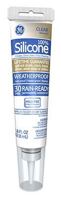GE Silicone 2 Clear Silicone 2 Window and Door Sealant 2.8 oz.