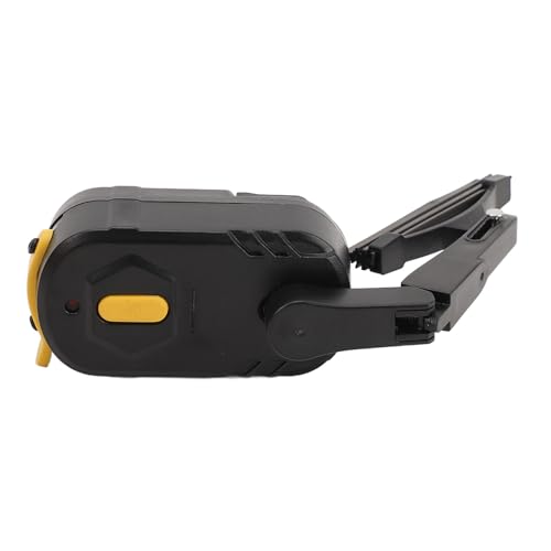 Cryfokt Limpiaparabrisas Eléctrico Recargable de 2 Velocidades para Casco de Motocicleta y Scooter Eléctrico, ABS Negro+naranja