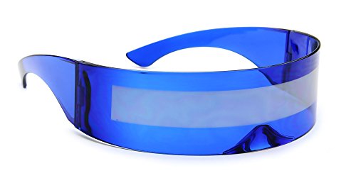 Image of Futuristic Shield Sunglasses Monoblock Cyclops 100% UV400