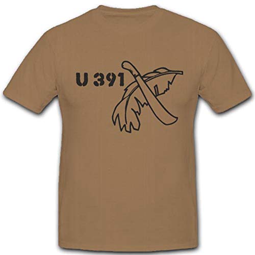 T-Shirt UBoot 391 insigne militaire pour passionnés d'histoire navale