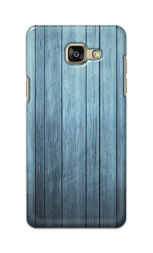 Image of Printed Hard Back Cover Case for Samsung Galaxy A5 2016 Back Cover (Wooden Blue) -1302