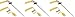 Cooper-Atkins 50336-K Type K DuraNeedle Thermocouple Probe with Polyurethane Jacket Cable, -40 to +500 Degrees F Temperature Range (Thr?? ???k)