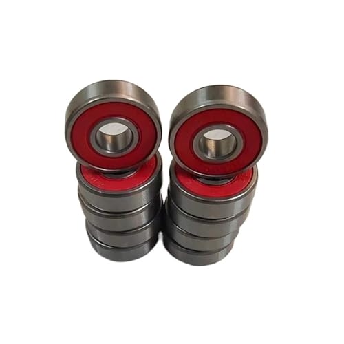 50 608 2RS {[xAO ABEC-5 8X22X7 mm [aʎ X`[V[{[xAO 608RS Z3V3 608-2RS 608rs bhxAO(608-2RS Red)