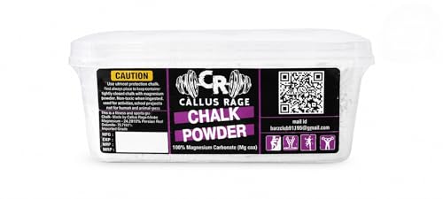 Image of Callus Rage Chalk Powder Box 200g | 100% Magnesium Carbonate | Premium Gym Grip Enhancer for Climbing Weightlifting Crossfit Training