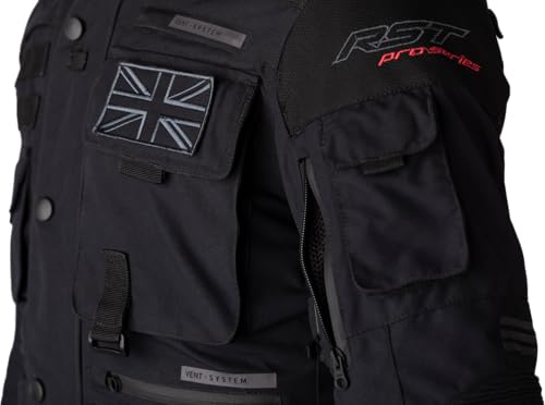 Veste imperméable en textile de moto RST Ambush S pour rester au sec