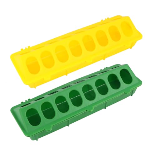 GREENADSCAPE Nuevo Diseño De Comedero para Palomas Caja De Comida para Palomas Múltiples Ranuras para Pájaros Domésticos Color