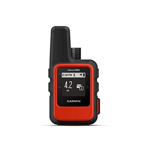 Garmin inReach Mini, Lightweight and Compact Handheld Satellite Communicator, Orange (Renewed Premium)