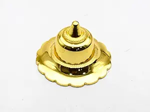 RAB Door Decor Doms Brass Material or Classic Design For Main Door (CODE:- DOMS, FINISH- GOLD, SIZE:- 2.5 INCH, Pack of 1 pcs)