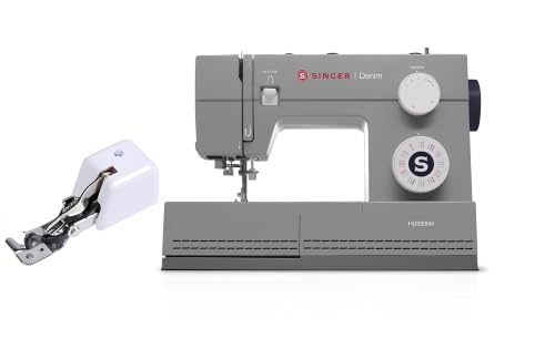 Singer “Heavy Duty Jeans 6335M Denim”   Macchina da cucire a 32 punti con potente motore per tessuti spessi, strati multipli e jeans