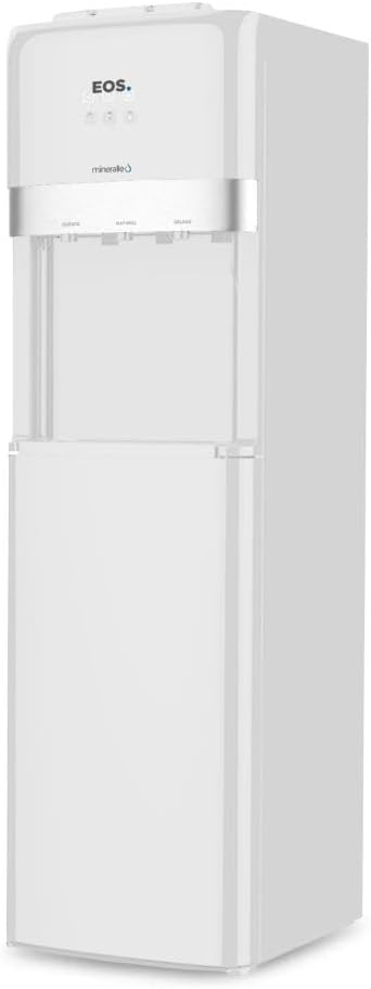 Bebedouro de Coluna para Garrafão Inferior EOS Mineralle Quente e Frio com Compressor Branco EBC02CB 220V
