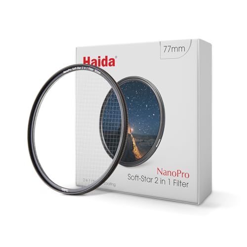 Filtre NanoPro Soft-Star Haida 67mm pour éliminer les lumières agressives en photo nocturne