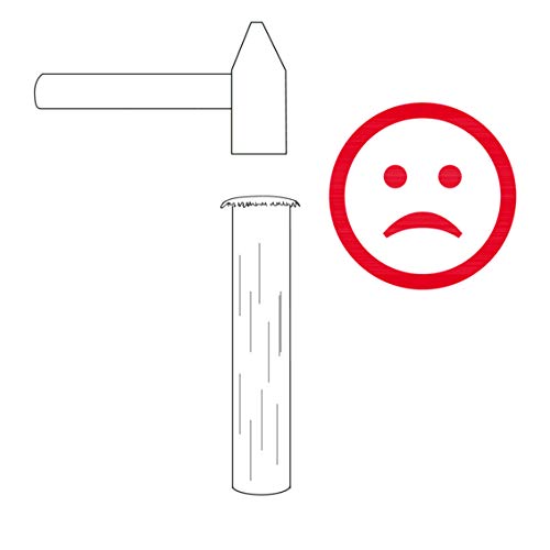 Alberts 211219 Einschlag-Werkzeug | für Rundholzpfosten | Kunststoff, grün | Innen-Ø 95 mm | Gesamthöhe 90 mm