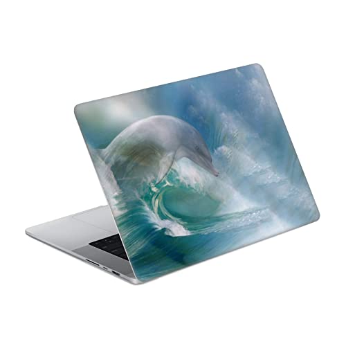 Autocollant MacBook Pro 16 A2485 Simone Gatterwe Vagues de l'Océan