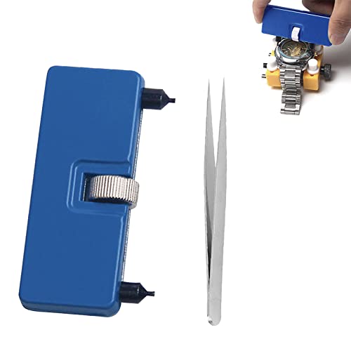 Ouvreur de Boitier de la Montre, Montre Clé Remover Outil de Réparation, Changement Pile Montre pour Ouvrir Montre Réparation Montre Outil Kit Changement Pile Montre