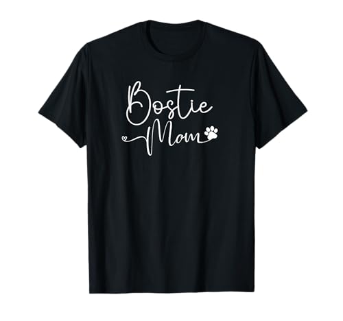 Boston Terrier Mom Design Bostie Lovers Camiseta
