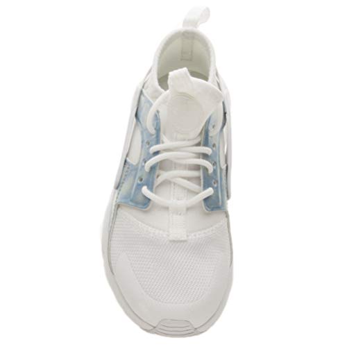 Nike 859593-102 - Synthetic Material Sneakers for Girls White Bianco/Azzurro2