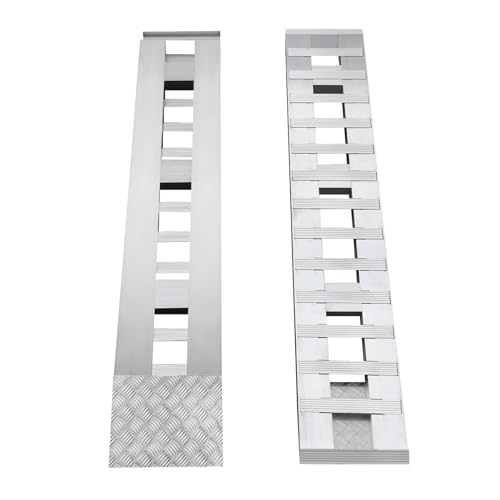 Par de rampas de aluminio 80" x 15" para carga y descarga miniatura 1