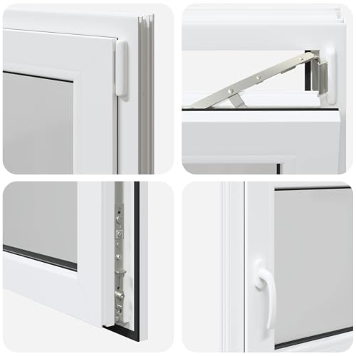 Fenêtre de sous-sol RISOR 90 x 60 cm en PVC et verre durable haute performance - 7