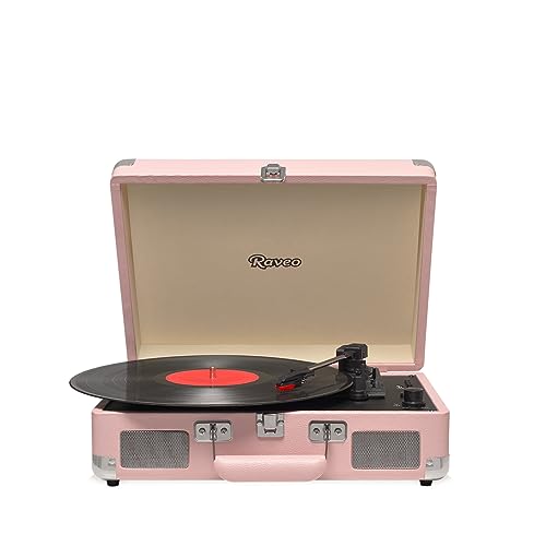 Vitrola Chrome Coral com USB e Bluetooth