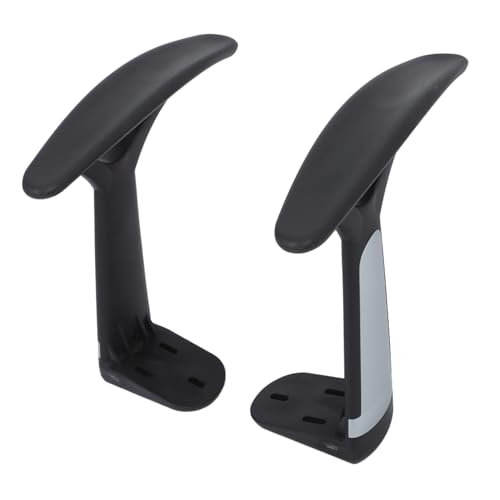 Lurrose 2pcs Ergonomic Plastic Armrests for Office Chair Replacement Universal T Arms for Gaming and Computer Chairs Comfortable Elbow Support Accessories