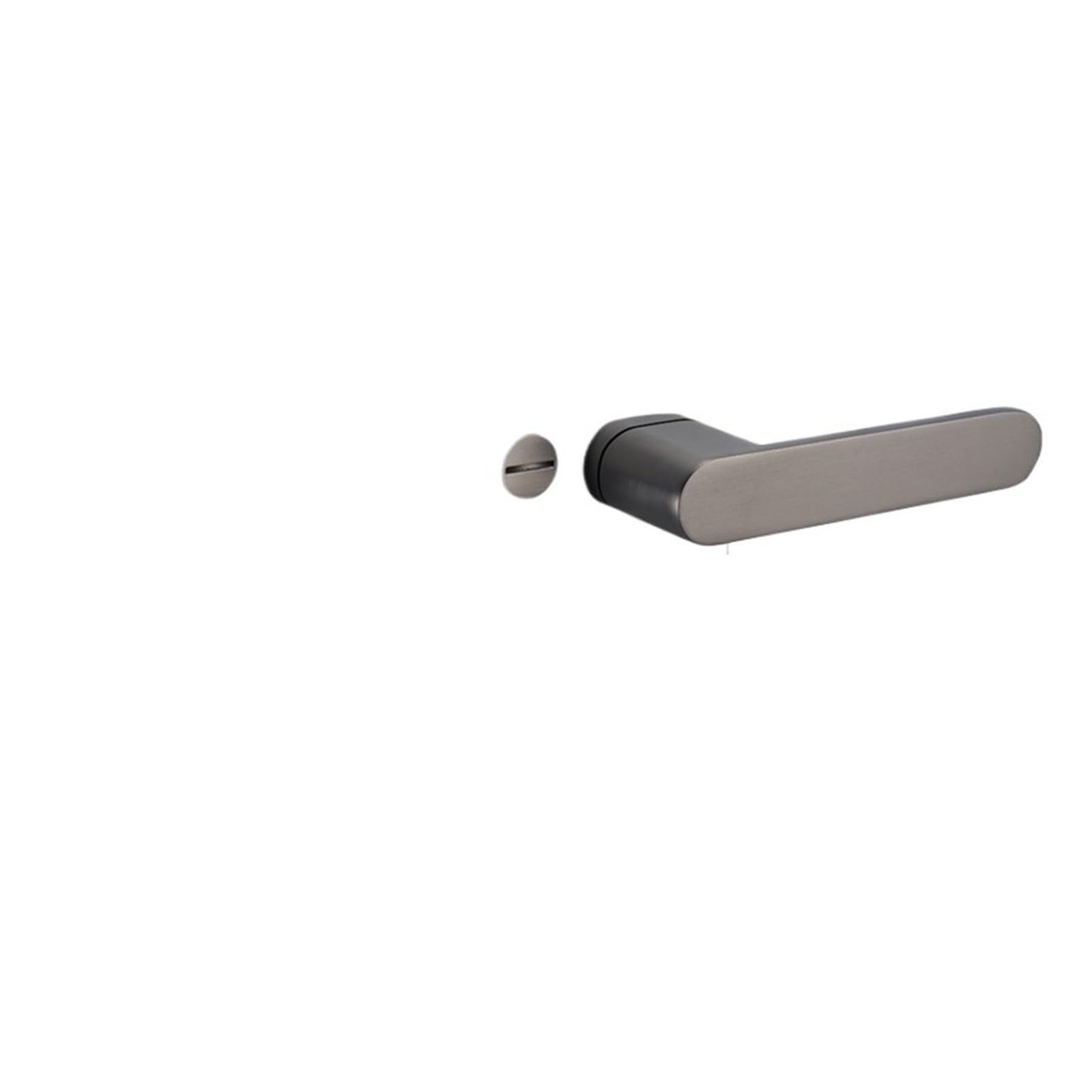 Czarny szary złoty minimalistyczny magnetyczny cichy zamek do drzwi sypialnia uchwyt | Sypialnia Minimalistyczny magnetyczny cichy ekologiczny uchwyt czarny szary złoty (szary 35-45 mm bez klucza)