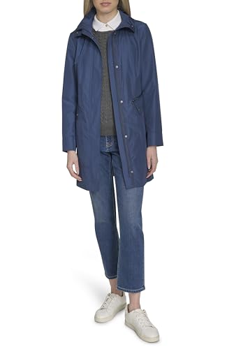 Image of Cole Haan Women's Back Bow Packable Hooded Rain Jacket