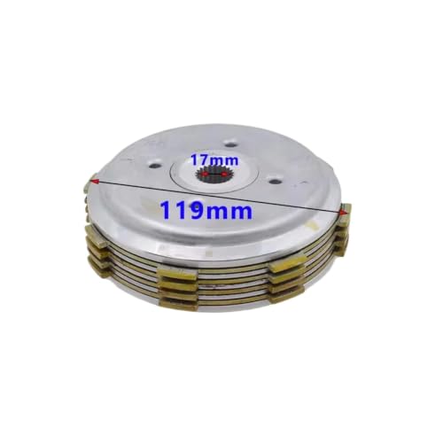 Disque d'embrayage moto CBF125 élimine le patinage ensemble central GLR125