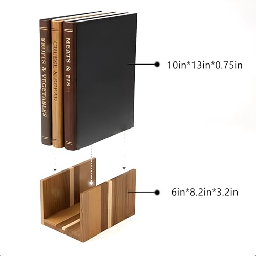 Juego de 3 tablas de cortar en forma de libro miniatura 2