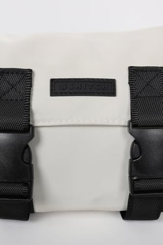 Image of SNITCH Multi-Pocket Travel Bag with Double Buckle, Adjustable Strap, Oval Shape, Lightweight