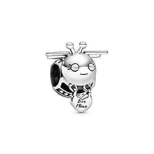 Preisvergleich Produktbild Pandora Bee Mine Bienen Charm, Silber, 1,6cm