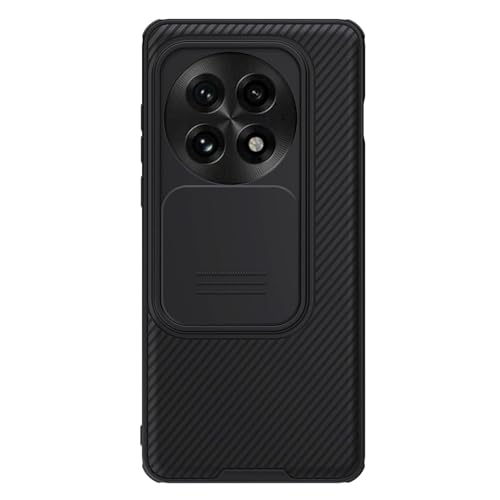 Image of PRITO Nilkin Classic Series Compatible for OnePlus 13 (1+13) Case with Camera Cover, [Camera Lens Protector] [Scratch-Resistant] [360 Full Protection] Shockproof Slim Phone Case (Black, 1+13)