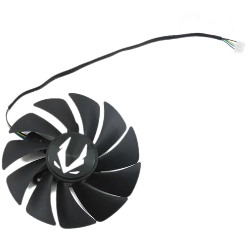Zotac RTX 3070 Ti 3080 Ti 3090 GAMING Trinity OC GPU Fan (87mm) Replacement Fan for Zotac Graphics Cards, 4-Pin Graphics Card Cooler, VGA Card Replacement GPU Fan GA92S2U (Fan A (4 Pin))