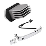 Yikesai HVAC Blower Motor Resistor & Front Left Driver Side Door Handle - Compatible with 2010-2013 Nissan Rogue