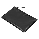 Feuerfeste Tasche, feuerfeste/wasserdichte Safe-Box-Dateitasche für zu Hause im Freien Auto für Geschäfte Pässe Führerscheine, USB-Festplatten, Zertifikate, Bargeld, Briefe(Groß 34 * 25 * 3.5cm)