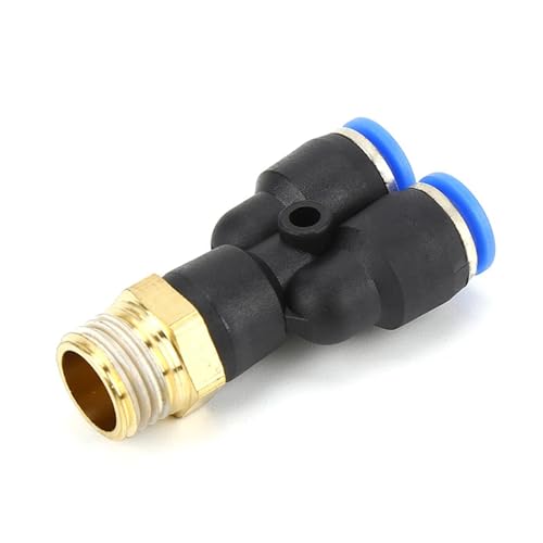 Conectores neumáticos de 1/2 pulgada para tubos de 10mm en Y 5