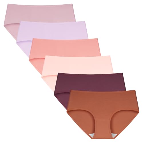 INNERSY Womens Underwear Cotton Hipster Panties Regular & Plus Size 6-Pack product thumbnail 14